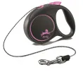 Поводок-рулетка "Flexi" "Black Design" XS, трос для собак