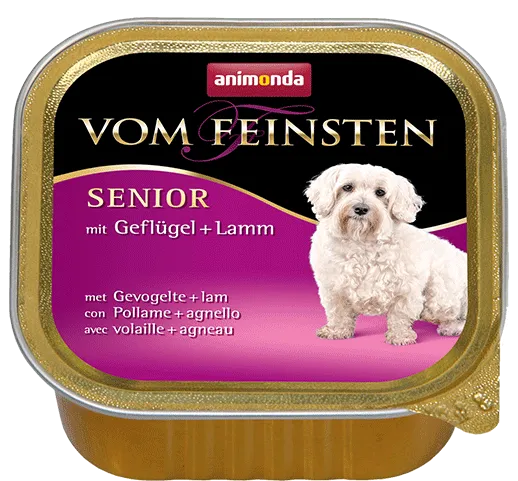 Vom Feinsten Senior dog (Дом. птица и ягненок) для собак