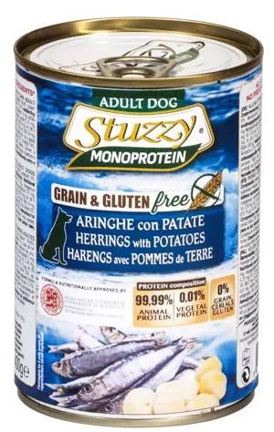 Stuzzy Monoprotein Консервы для собак (сельдь/картофель)