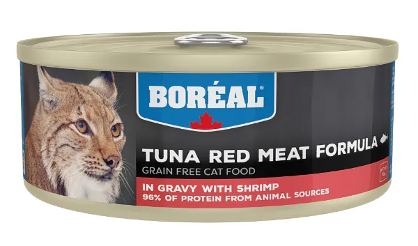 Boreal Cat Красное мясо тунца в соусе с креветками для кошек