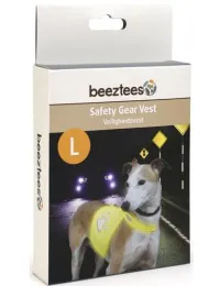 Beeztees Жилет светоотражающий для собак жёлтый