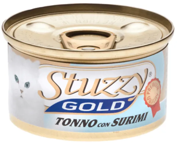 Stuzzy Gold Консервы в собств.соку (тунец/краб.палочки) для кошек