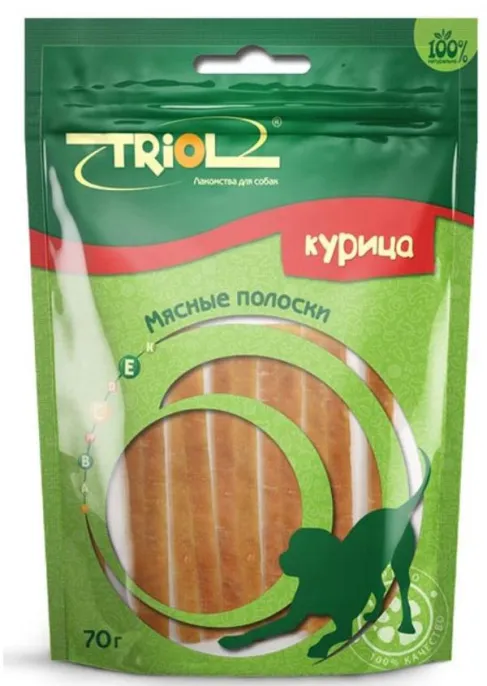 Triol PT09 Полоски из курицы для собак