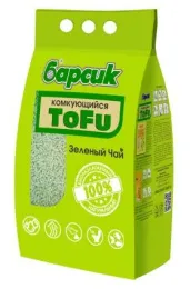 Барсик Наполнитель TOFU Зелёный Чай для кошек