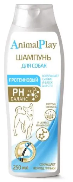 Шампунь Animal Play протеиновый, 250мл для собак