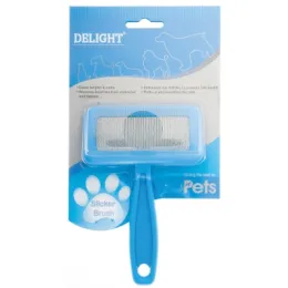 DeLIGHT Пуходерка пластиковая для собак