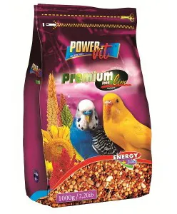 Power Vit Premium для волнистых попугаев, 1 кг для птиц