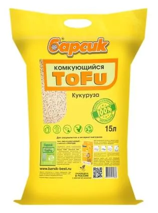 Барсик Наполнитель TOFU Кукурузный для кошек