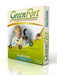 Экопром GreenFort Премиум БиоКапли для кошек 2-10 кг