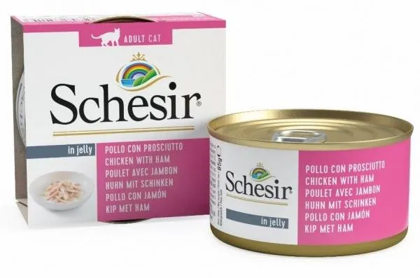 Schesir Chicken Ham (Цыпленок, ветчина) для кошек