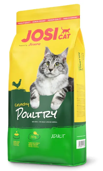 Корм JosiCat Crunchy Adult (Курица) для кошек, 18 кг