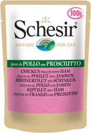 Schesir Chicken Ham (Курица, ветчина) для кошек