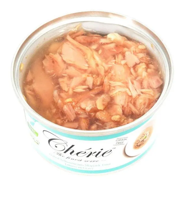 Cherie хлопья тунца в подливке для кошек