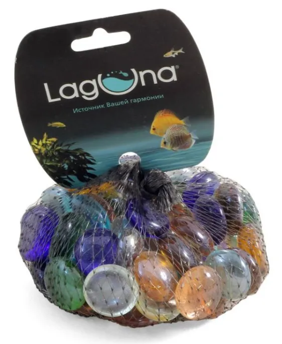 Laguna Грунт стеклянный "Пуговки", 300 г