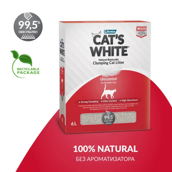 Cat's White Box Premium Natural для кошек
