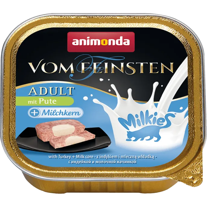 Vom Feinsten Milkies (с индейкой и молочной начинкой) для кошек