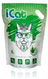 iCat Силикагелевый наполнитель Алоэ для кошек