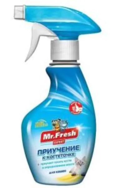 Mr. Fresh Приучение к когтеточке, 200 мл для кошек