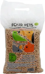 FOUR PETS древесный наполнитель для кошек