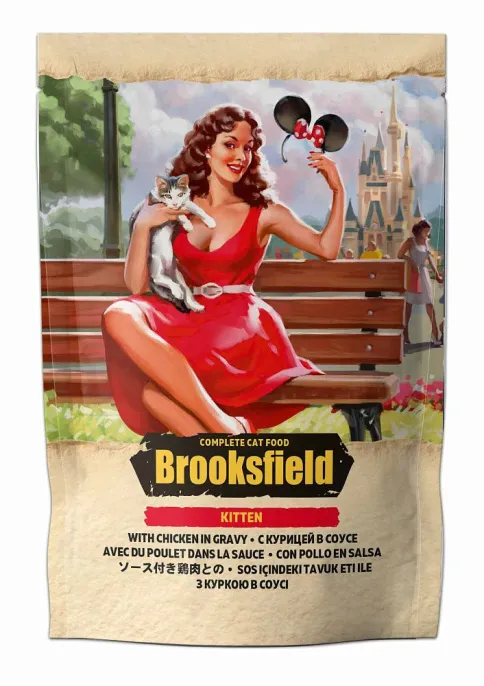 Brooksfield Kitten (Цыплёнок в соусе) для кошек