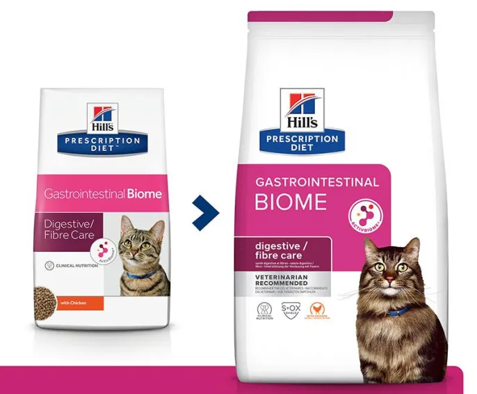 Hill's Prescription Diet Gastrointestinal Biome для кошек, c курицей, 1,5 кг