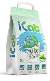iCat Наполнитель комкующийся Зеленый сад для кошек