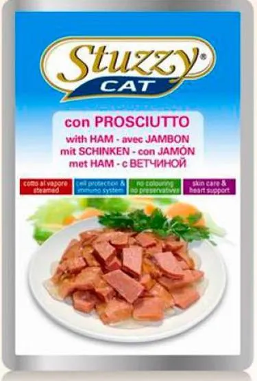 Stuzzy Cat Пауч (ветчина) для кошек