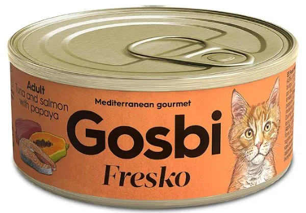 Gosbi Fresko Cat (Тунец, лосось, папайя) для кошек