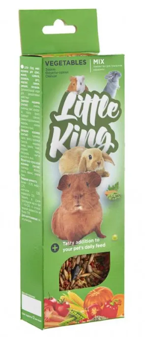 Little King Корзинки MIX: овощная, фруктово-ореховая, зерновая для грызунов