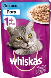Whiskas рагу с лососем для кошек