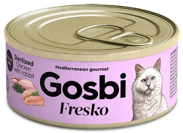 Gosbi Fresko Sterilized (Курица и кролик) для кошек