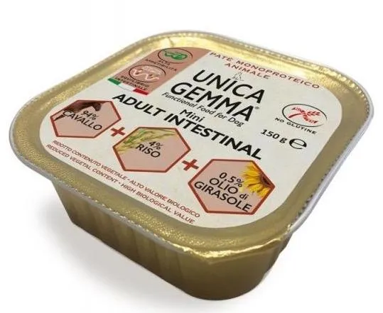 Unica Gemma Adult Mini Intestinal Паштет из конины для собак