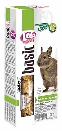 Lolo Pets Smakers Лакомство для дегу (Злаки) для грызунов