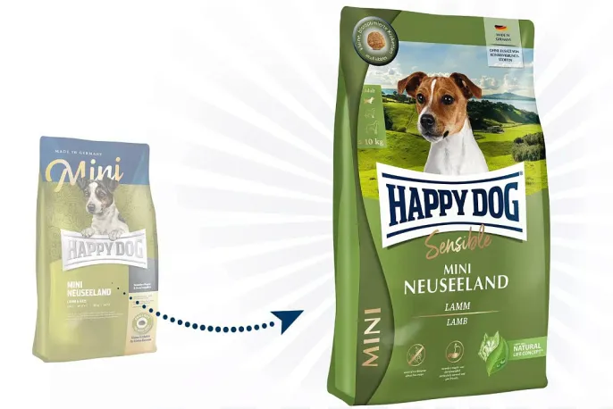 Happy Dog Sensible Mini Neuseeland (Ягненок), 300 г