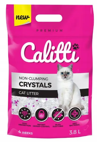 Calitti Crystals Силикагелевый для кошек