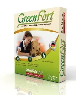 Экопром GreenFort Премиум БиоКапли для собак от 25 кг для питомцев