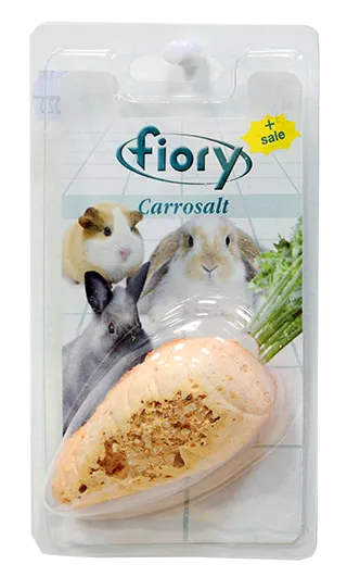 Fiory Био-камень для грызунов "Морковь", 65 г для грызунов