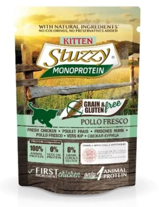 Stuzzy Monoprotein Паучи для котят (курица)