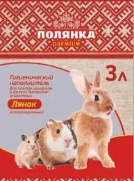 Полянка Premium Наполнитель для грызунов Лянок
