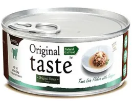 Original Tasty Хлопья из филе тунца с белым люцианом в соусе для кошек