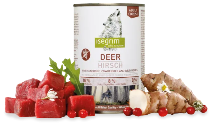 Isegrim Adult Forest (оленина+топинамбур, брусника и дикие травы) для собак