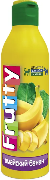 Шампунь Frutty Ямайский банан для собак и кошек