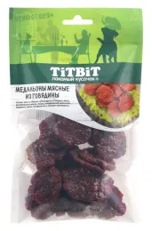 ТИТБИТ Медальоны мясные из говядины Меню от Шефа для собак