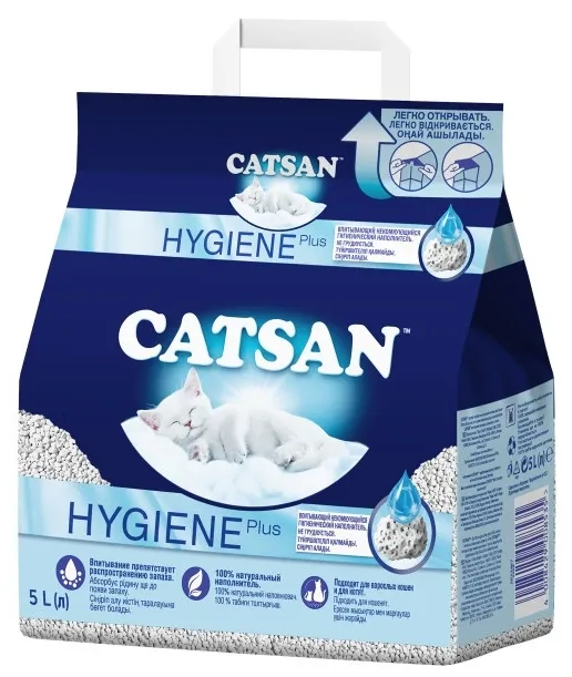 Catsan Наполнитель Hygiene plus для кошек