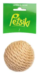 Petsiki Когтеточка динамическая клубок песочный для кошек