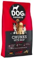 Dog's Favorite Chunks (Говядина), 15 кг