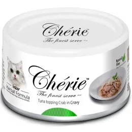 Cherie Hairball (Тунец, мясо краба в подливе) для кошек