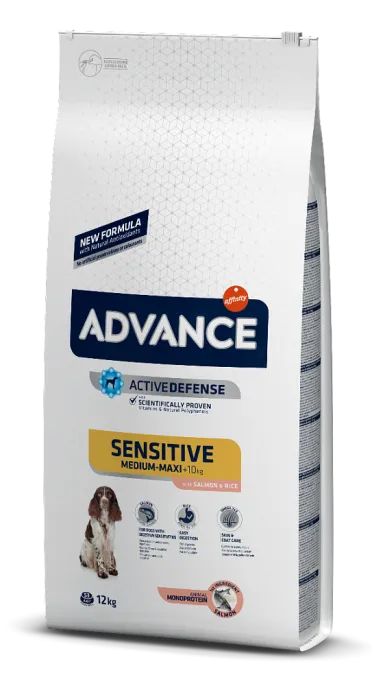Advance Dog Sensitive (Лосось и рис), 3 кг