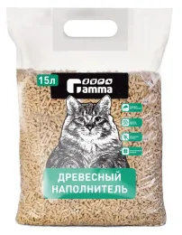 Гамма Наполнитель впитывающий древесный (мелкий)