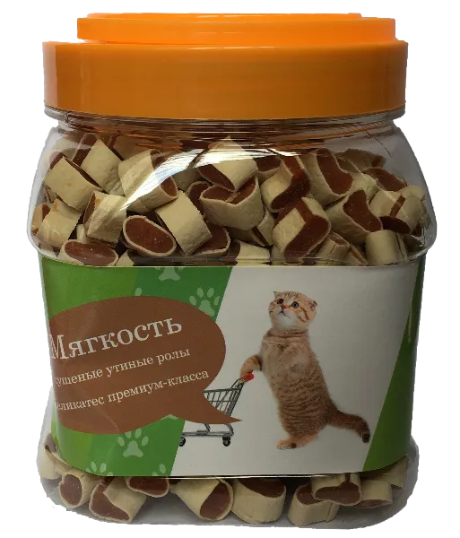 Домашний деликатес "Мягкость" (сурими из трески) для кошек
